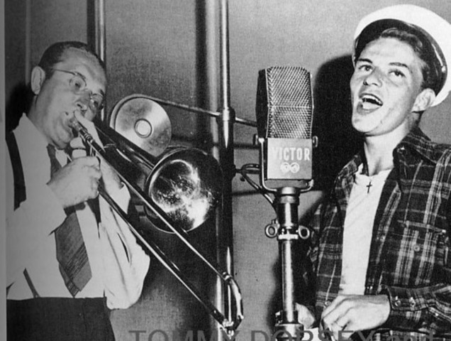 Frank Sinatra joined a band.