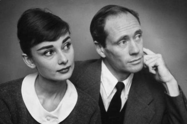 She gets married to Mel Ferrer