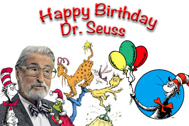 On his 77th birthday they name that day Dr.Seuss day in many states.