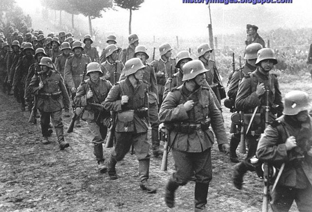 Germany militarizes the Rhineland