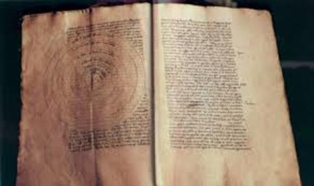 Nicolaus Copernicus publishes On the Revolution of the Celestial Spheres