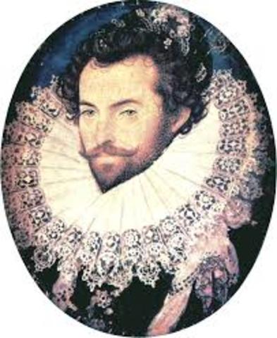 Sir Walter Raleigh tries to establish Roanoke (present day North Carolina