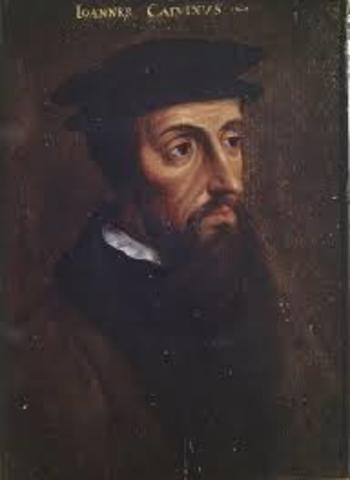 John Calvin publishes Institutes of the Christian Religion