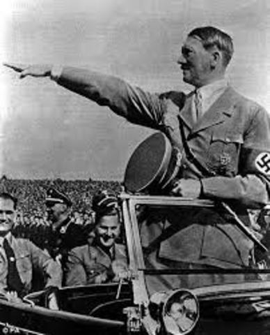 Hitler becomes Führer of Germany.