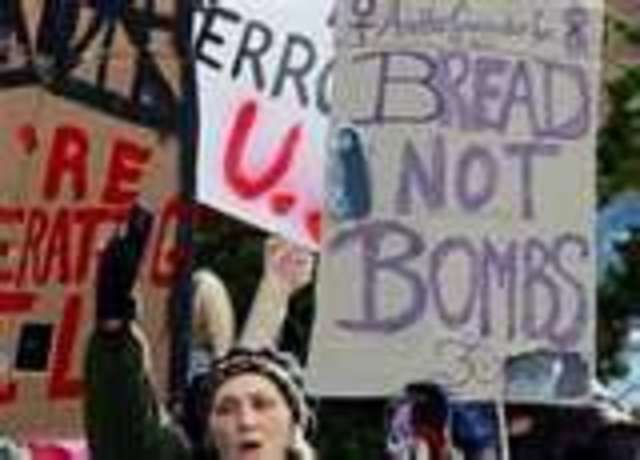 Anti-war protests in the United States intensify