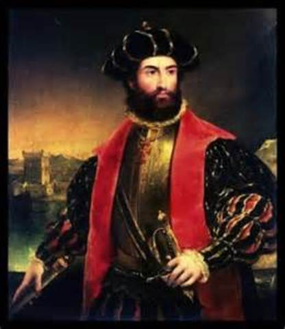 Vasco da Gama sails to India
