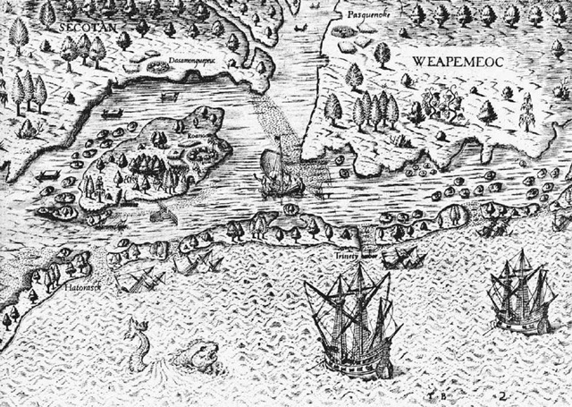 Sir Walter Raleigh tries to establish Roanoke (present day North Carolina)