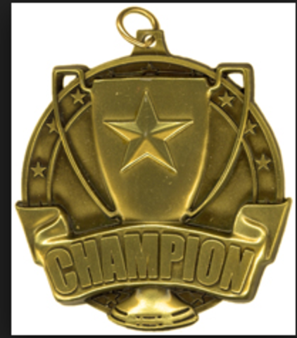 My First Cty Champion Medal