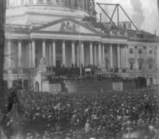 Lincoln inaugurated