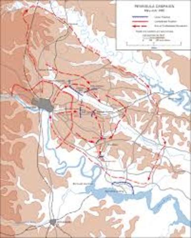 Peninsular Campaign (Yorktown, Seven Days' Battle, Fair Oaks)