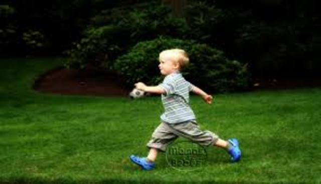 I have run since the 2 years