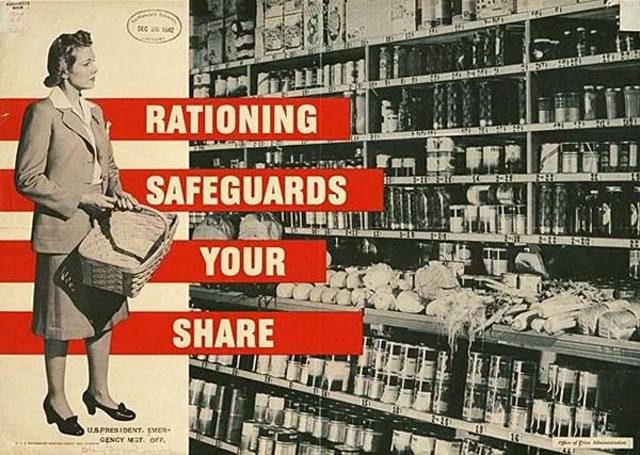 Rationing begins in Britain.