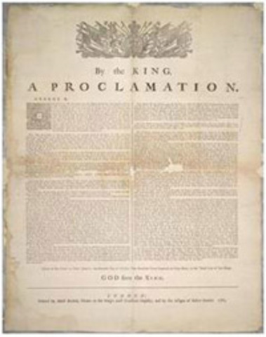 Royal Proclamation
