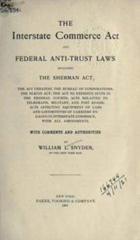 Interstate commerce act