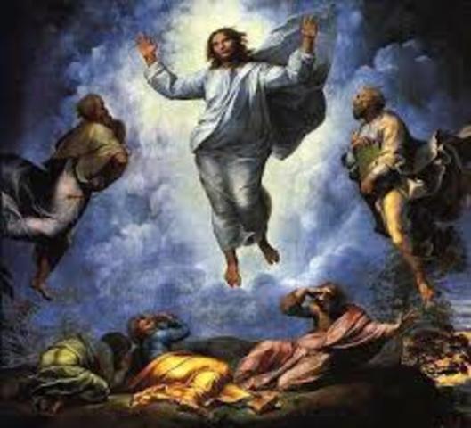 Raphael paints the Transfiguration