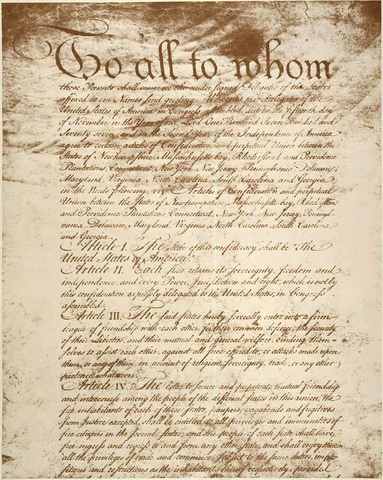 The Articles of Confederation