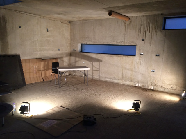 Robbers enter the house & walk to table