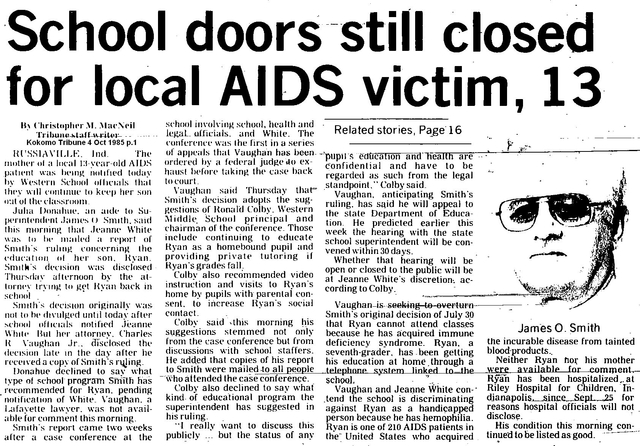 Ryan's story is in Newspapers