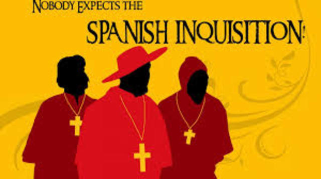 Spanish Inquisition is introduced