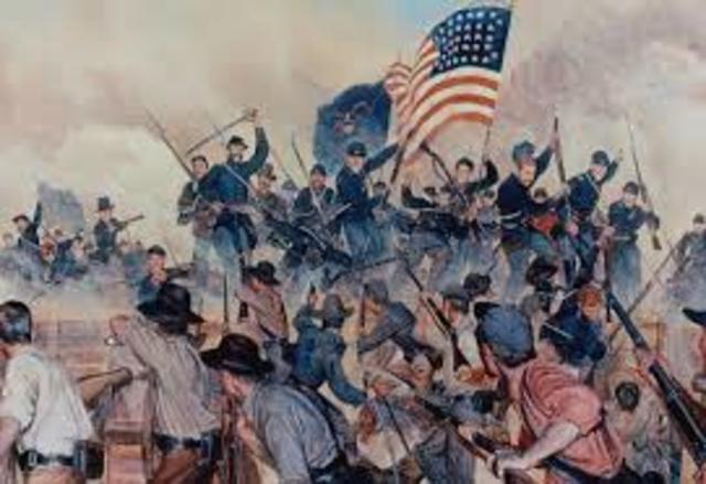 The Civil War ends after the Confederate army surrenders; The Union wins the war.