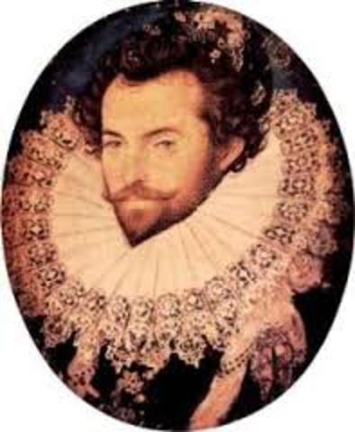 Sir Walter Raleigh tries to establish Roanoke (present-day North Carolina)