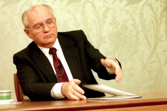 Gorbachev resigned