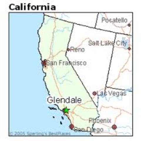 Nací y viví en Glendale.