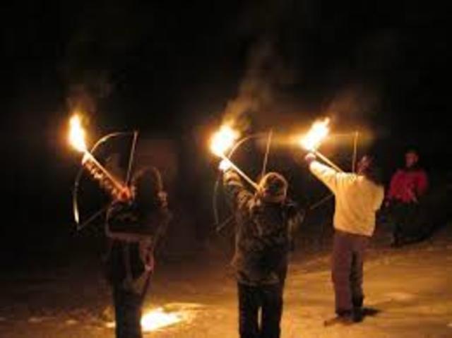 Fue a mi primero campo de invierno.