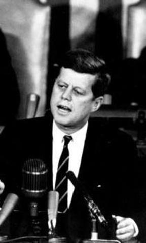 Kennedy addressed to the nation