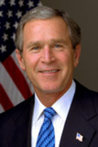 George W. Bush is in the lead.
