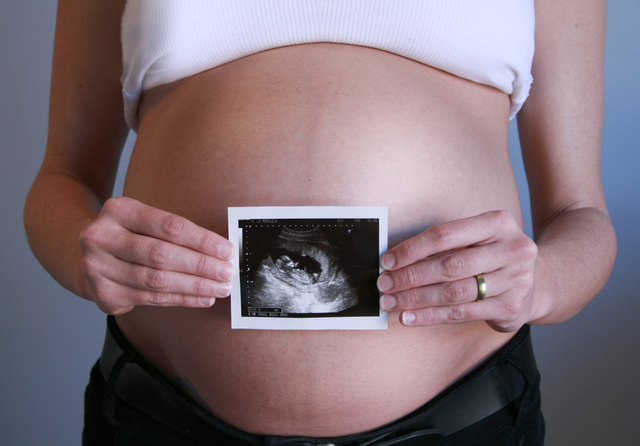 Setè mes d'embaràs.