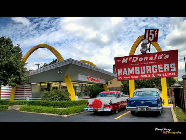 McD's became a 2,500 store-chain.