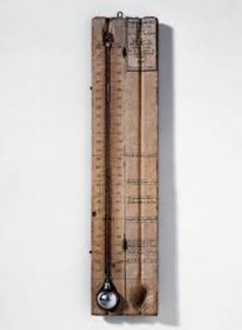 Galileo invents a thermometer