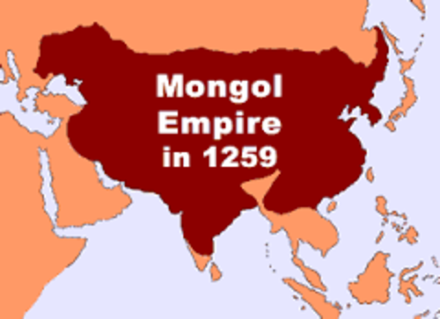 Genghis Khan dies after creating large land empire