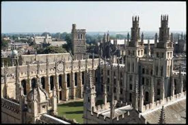 The University of Oxford is founded.