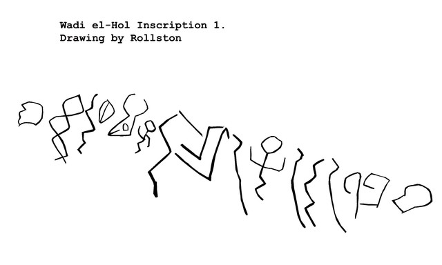 Semitic alphabet in Egypt 1900-1800 B.C