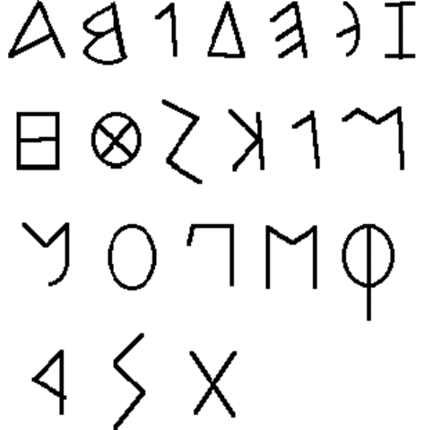 2000 B.C. – Phoenician alphabet