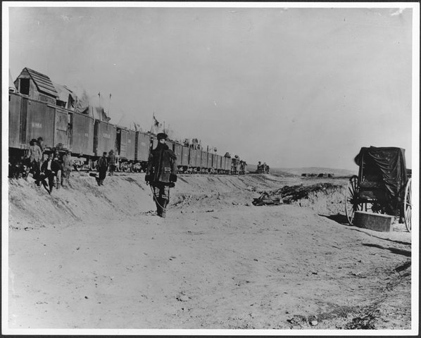 Jack Casement Drives West