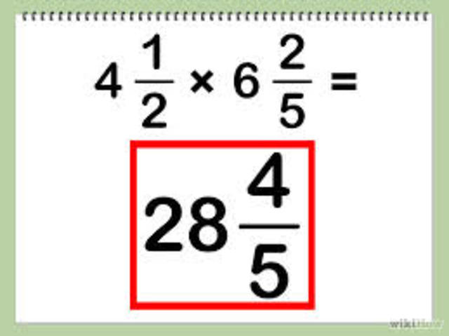 Multiplying and Dividing Fractions and Mixed Numbers
