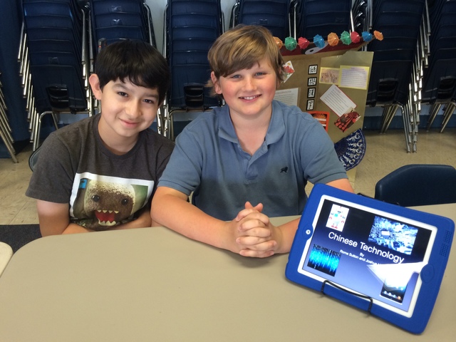 Students in grades 4-6 begin using iPads in a 1:1 basis.