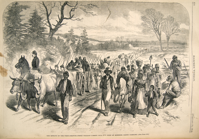 Emancipation Proclamatiom Goes Into Effect