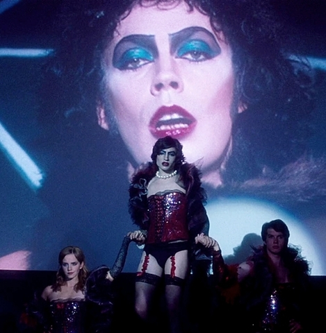 Charlie watches his friends perform in The Rocky Horror Show