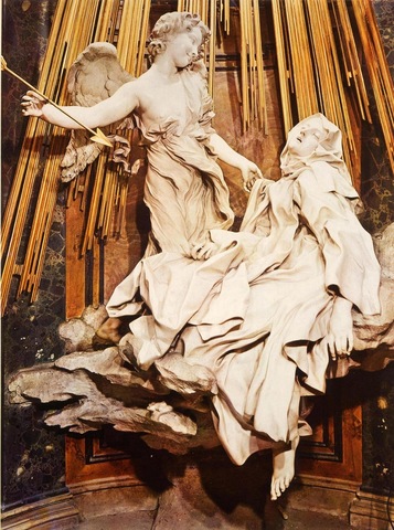 Bernini's ecstasy of saint Theresa