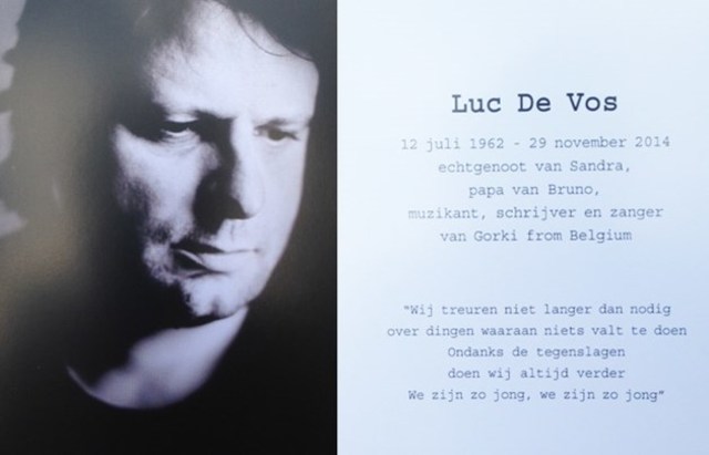 Luc De Vos dies