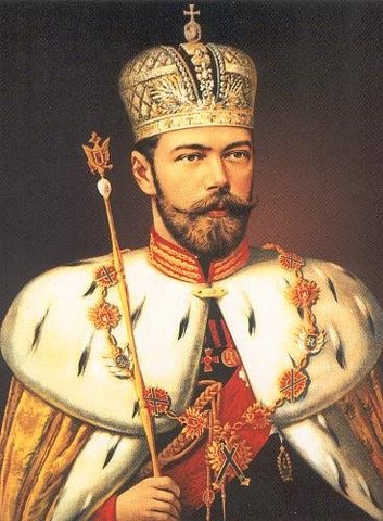 Czar Nicholas II Crowned King