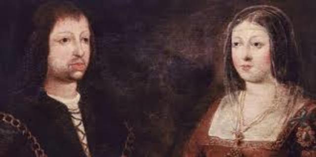 Columbus tries Spain