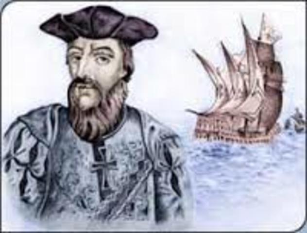 Vasco da Gama sails to India