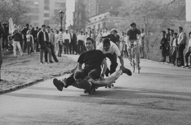First Skateboarding Competition