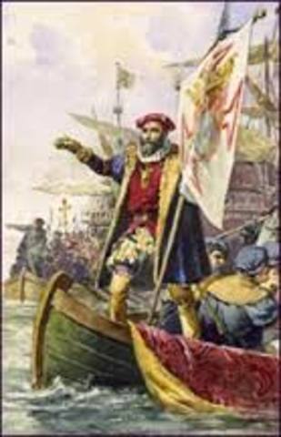 Vasco de Gama sails to India