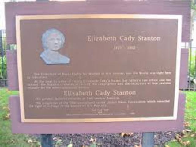 grave Elizabeth Cady Stanton